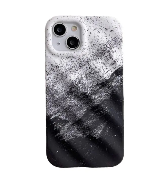 Black and White Graffiti Phone Case for iPhone