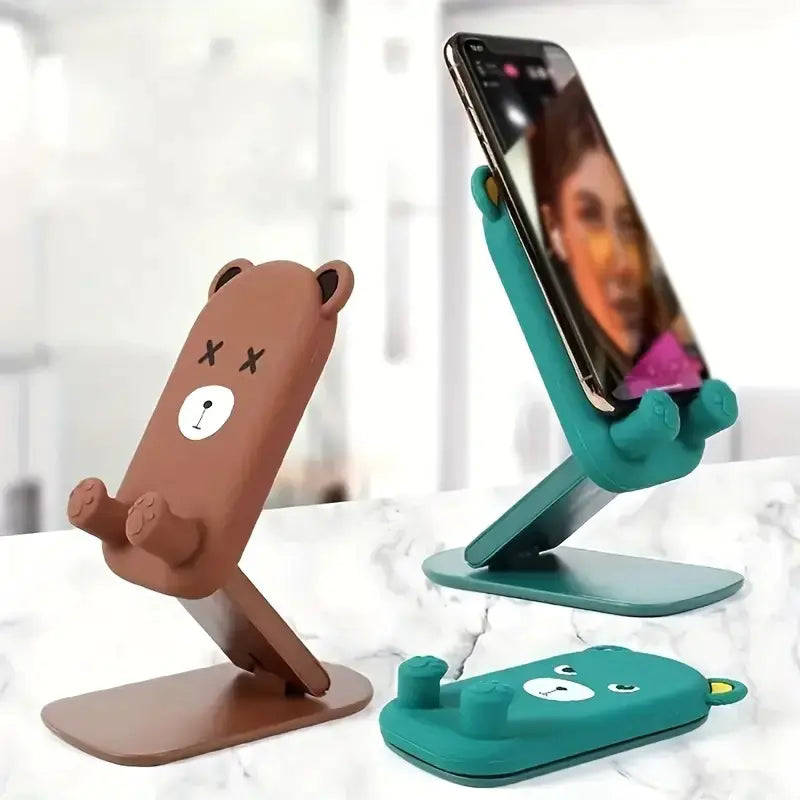 Cute Cartoon Animal Foldable Phone and Tablet Stand